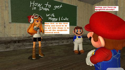 Meggy And Smg4 Try To Help Mario Get In Shape Smg4