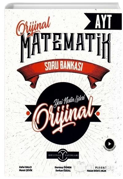 AYT Orijinal Matematik Soru Bankası Orijinal Yayınları | 9786058046627