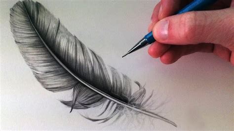 Easy angel wings drawing tutorial for beginners step by step pencil drawing of wings for beginners if you like my video kindly do. How to Draw a Feather - YouTube