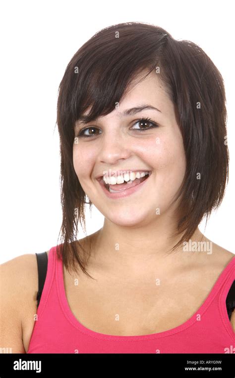 Happy Teenage Girl Stock Photo Alamy
