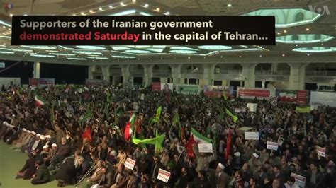 Amid Protests Across Iran Trump Lashes Out At Tehrans Leaders