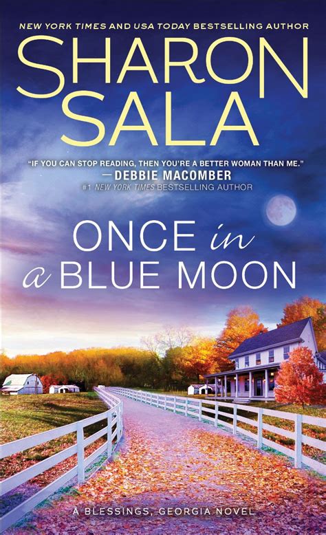 Blessings, georgia is full of colorful characters, mostly good with a few bad characters. #NewRelease - ONCE IN A BLUE MOON by Sharon Sala - Book Lover in Florida