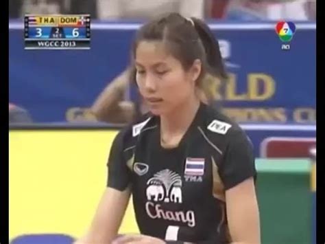 Top 20 thatdao nuekjang spike speed (ทัดดาว นึกแจ้ง) | fivb women's volleyboll word championship 2018follow us on social mediasubscribe : ทัดดาว นึกแจ้ง Volleyball WGCC 2013 ช็อตทำคะแนนสวยๆ by nssalon - YouTube