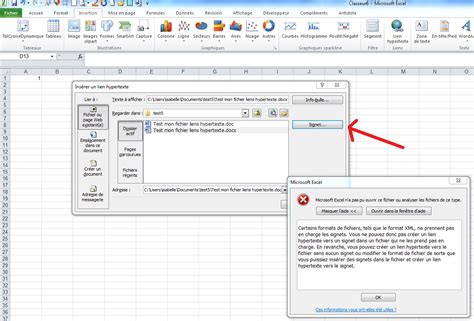 Créer Un Lien Hypertexte Vers Un Onglet Excel - Création de liens hypertexte dans Excel pointant vers des pages Word