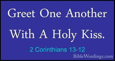 2 Corinthians 13 Holy Bible English