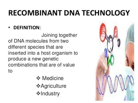Recombinant Dna Technology Definition Pdf