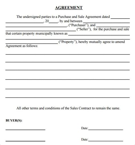 Purchase Agreement 9 Download Free Documents In Pdf Word