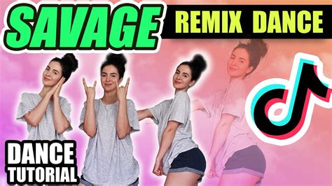 savage remix dance tutorial tiktok slow easy youtube