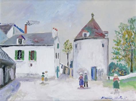 Maurice Utrillo 1883 1955 La Maison De Gabrielle DestrÉes À Bezons
