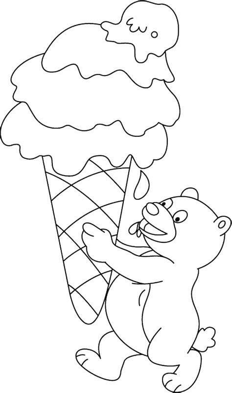 It is great treat in summer. Icecream Coloring Pages