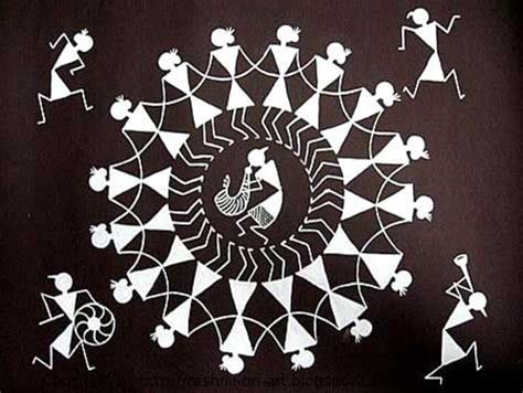 Warli The Impression Of Tribal Culture Owlcation