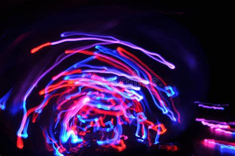 Closeup Of Colorful Abstract Neon Lights Stock Photo Image Of