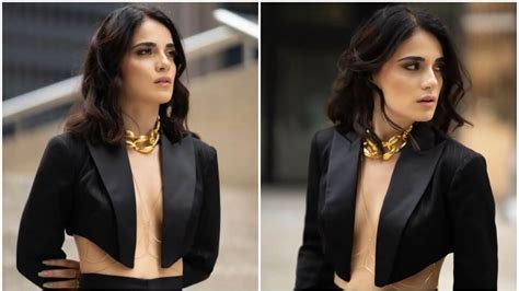 Radhika Madan Goes Shirtless As She Sets Streets Of Toronto On Fire In A Sizzling Crop Blazer