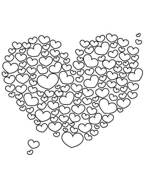 heart shaped coloring pages coloring pages kids