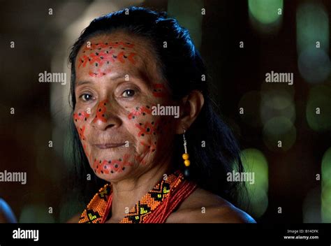 A Woman From The Tucanos Tribe Stock Photo Alamy