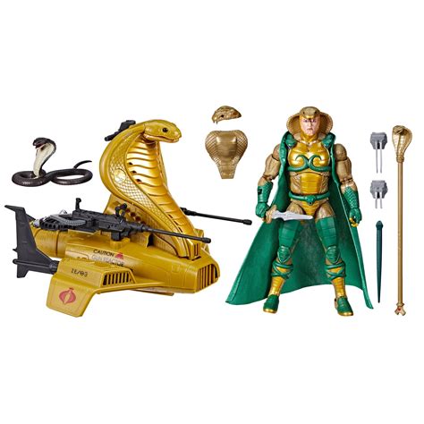 Serpentor And Air Chariot Classified Cobra Figures Gi Joe Toy