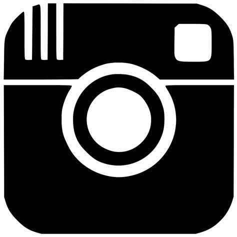 Icono Negro Grande Del Logotipo De Instagram Png Transparente Stickpng