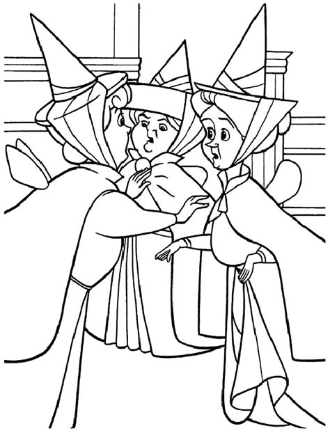 √ Dibujo De Bella Durmiente Para Colorear | Dibujos Para Colorear