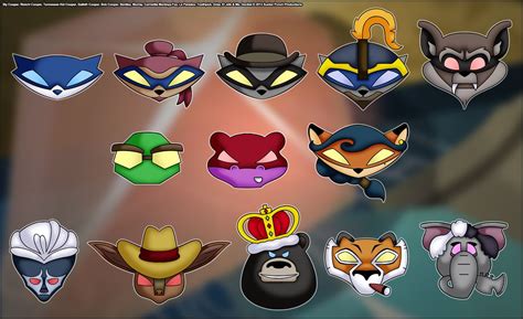 Icon S For Sly Cooper Characters Sly Video Game Characters Jak Daxter