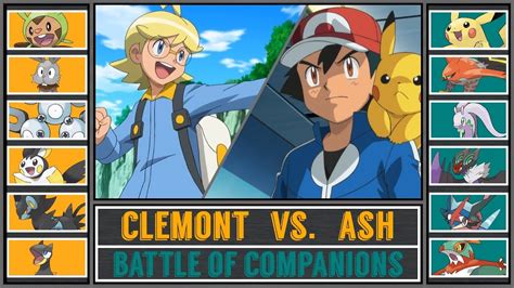 Pokemon Ash Vs Clemont