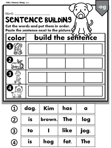 In kindergarten, we work really hard on reading, writing and building cvc {consonant, vowel, consonant} words. Phonics CVC Short Vowels -Sentence Building (Kindergarten ...