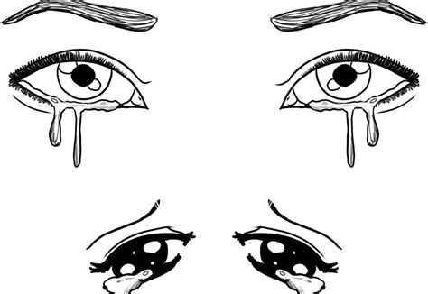 Sad Eyes Drawing Cartoon