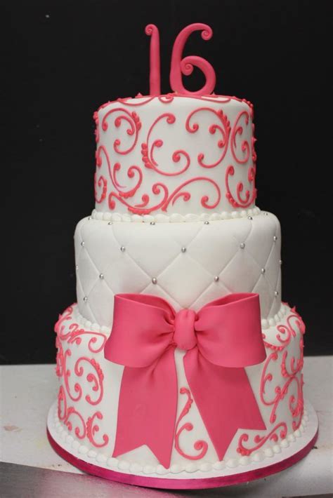 16th Birthday Cake Images And Pictures Wishes And Pics Sweet Sixteen Cakes Tiered Cakes