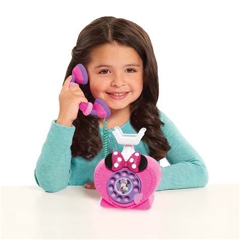 Disney Junior Minnie Mouse Ring Me Rotary Phone With Lights And Sounds