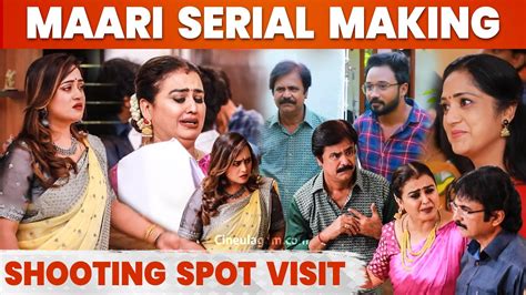 Maari Serial Zee Tamil Shooting Spot Vlog Actress Sona Tamil Serial