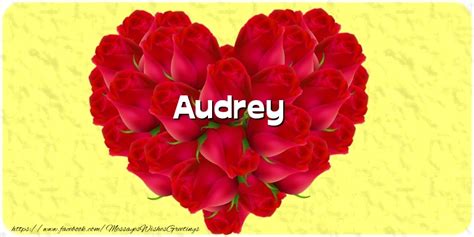 Audrey Hearts Greetings Cards For Love For Audrey