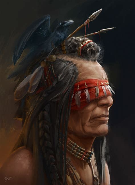 Artstation Native American Shaman