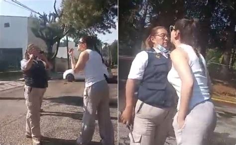 Video Mujer Agrede Y Escupe A Guardia De Seguridad En Metepec La