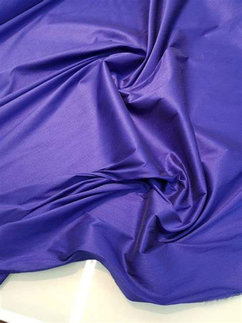 Royal Blue Color Shantungdupioni Fabric 54 Wide Etsy Royal Blue