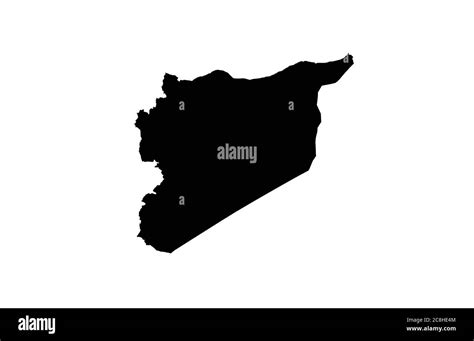 Mapa De Siria Esquema Vector Ilustraci N Imagen Vector De Stock Alamy