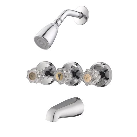 Design House Millbridge Handle Spray Tub And Shower Faucet In