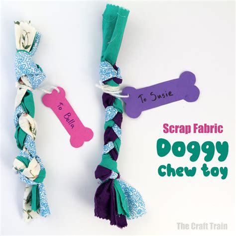 Scrap Fabric Diy Dog Toy The Craft Train