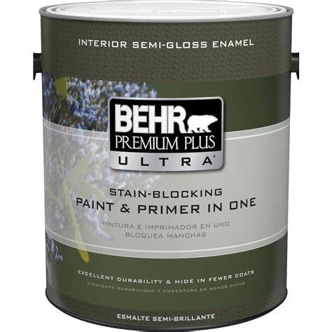 BEHR Premium Plus Ultra 1 Gal Medium Base Semi Gloss Enamel Interior