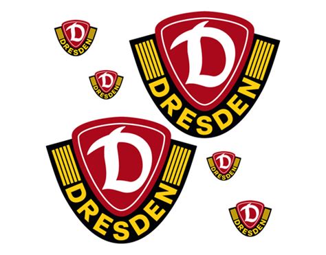 Dynamo dresden war 1950 um das von der sg volkspolizei potsdam nach dresden delegierte potsdamer trio herbert schoen, günter schröter und johannes matzen gebildet worden, um in dresden den oberligaplatz der sg friedrichstadt, zuvor dresdner sc, einzunehmen, deren spieler die ddr verlassen hatten. WandTattoo SG Dynamo Dresden® Logos Sticker Set Wand ...
