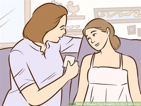 how to prepare your daughter for her first period 14 steps