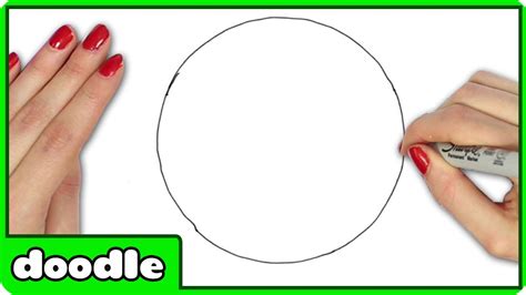 How To Draw A Perfect Circle Freehand Easy Step By Step Drawing