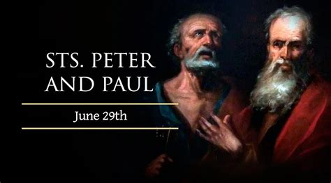 June 29 Sts Peter And Paul Catholic Telegraph