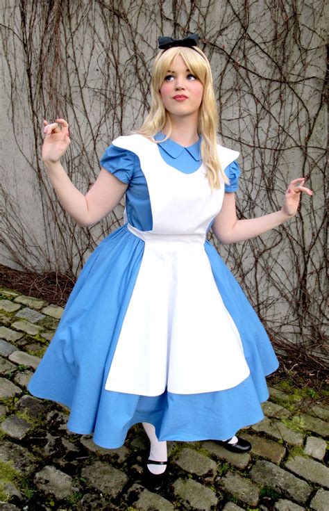 Alice In Wonderland Costume Halloween Maid Kids Ta Fancy Dress A