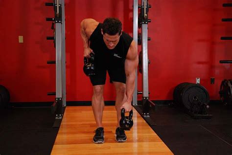 Alternating Kettlebell Row Exercise Guide and Video