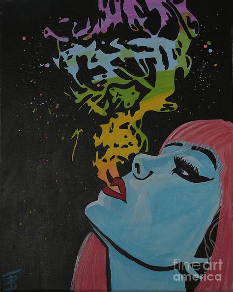 Smoking Girl By Terry Barnhart Ubicaciondepersonascdmxgobmx