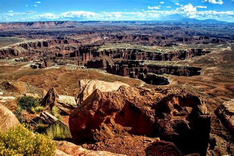 Grand View Point Overlook Parque Nacional Canyonlands Lo Que Se