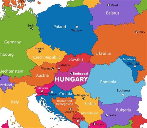 Austria En El Mapa Del Mundo Austria Mapa En El Mapa Del Mundo Europa