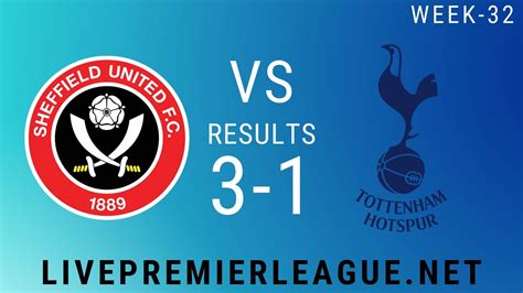 Links to sheffield united vs. Sheffield United Vs Tottenham Hotspur | Week 32 Result 2020