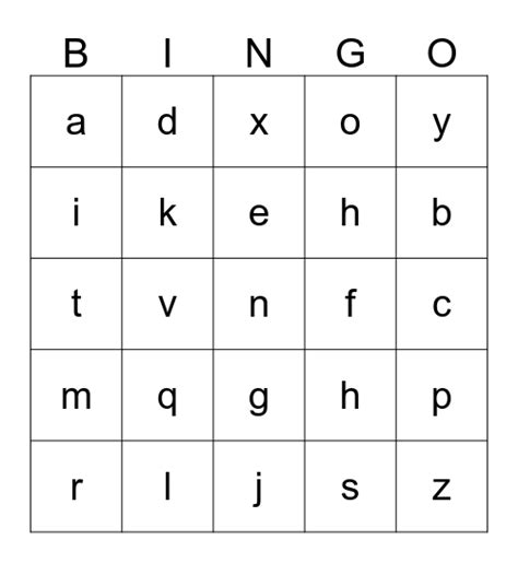 Alphabet Bingo Flashcards Great For Games And Letter Recognition