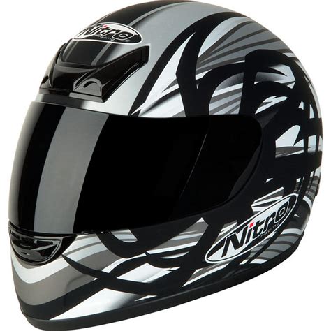 Nitro helmets joined the international motorcycle scene at the start of the millennium and turned the helmet market on its head forever. Nitro Racing N340-VX Motorcycle Helmet - Full Face Helmets ...