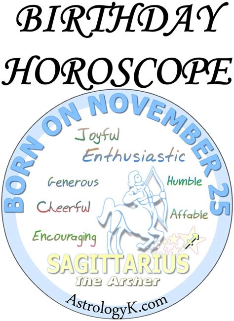 November 25 Birthday Horoscope Birthday Horoscope Horoscope